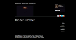 Desktop Screenshot of hiddenmother.se